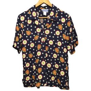 Vintage Pendleton button front shirt blouse Women's size 8 nautical print